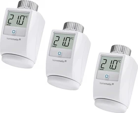 eQ-3 Homematic IP HMIP-eTRV-2 Funk-Heizkörperthermostat, Heizungssteuerung, 3er-Pack