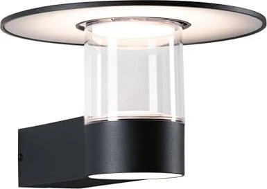 Paulmann Sienna Sensor Solar LED-Wandleuchte 1-flammig schwarz