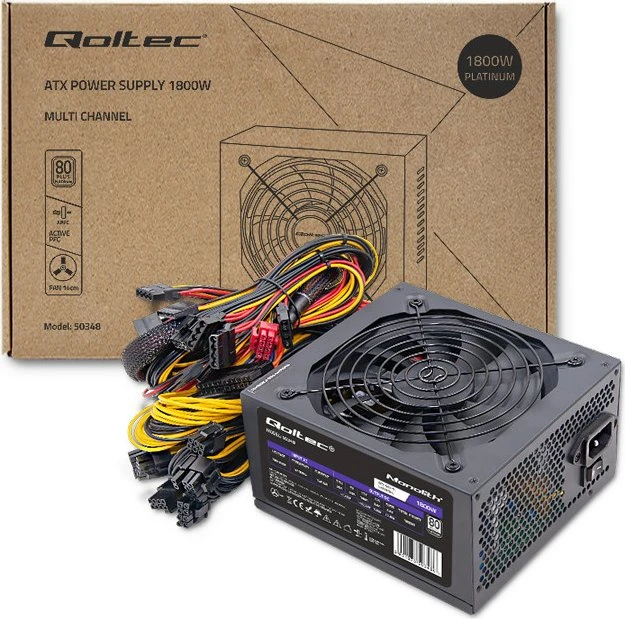 Qoltec ATX Power Supply 1800W, ATX