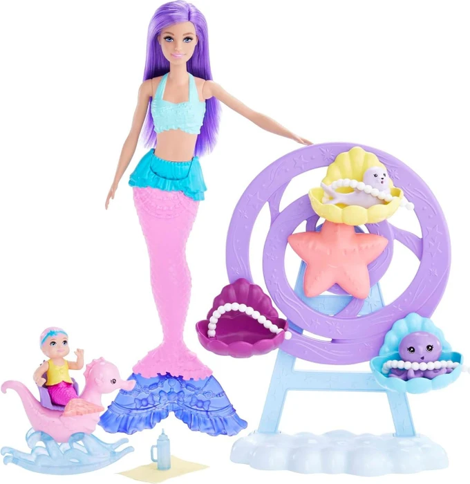 Mattel Barbie - Dreamtopia Meerjungfrau mit Baby