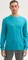 Tom Tailor Basic Baumwolle Strickpullover turquoise blue melange (Herren) Vorschaubild