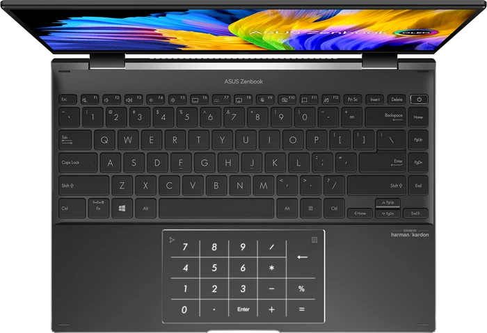 ASUS ZenBook Flip 14 OLED UN5401QA-KN196W, Jade Black, Ryzen 7 5800H, 16GB RAM, 512GB SSD, DE