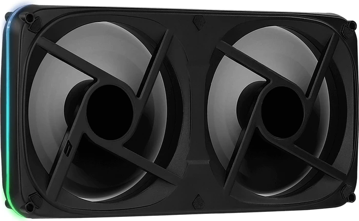 AeroCool Astro 24 ARGB, Dual-RGB-Fan, LED-Steuerung, 2x 120mm