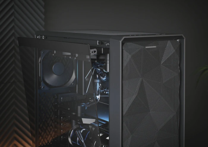 Fractal Design Meshify 2 Compact Gray TG Light Tint, Glasfenster