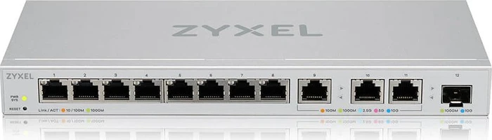 Zyxel XGS1250 Desktop Gigabit Smart Switch, 11x RJ-45, 1x SFP+