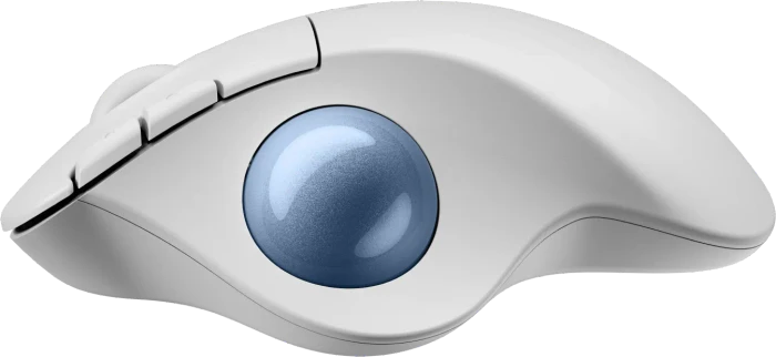 Logitech Ergo M575S Silent Wireless Trackball, Offwhite, Logi Bolt, Bluetooth