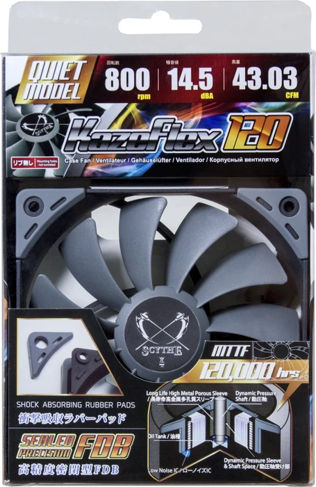 Scythe Kaze Flex 120 800rpm, 120mm