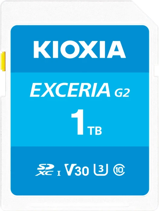 KIOXIA EXCERIA G2 R100/W50 1TB, UHS-I U3, Class 10