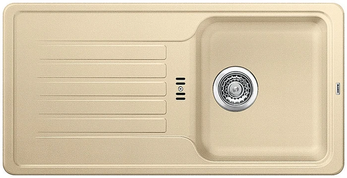 Blanco Favos 45 S Becken reversibel mit Ablauffernbedienung champagner