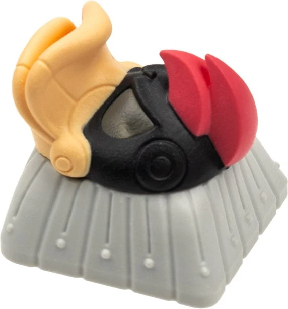 Ducky x Hot Keys Project Ducky League Keycap - Lucky, Kunstharz (Resin), beige/rot/schwarz, 1 Taste