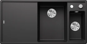 Blanco Axia III 6 S InFino Becken rechts mit Ablauffernbedienung anthrazit inkl. Glasschneidebrett