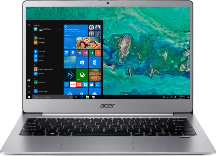 Acer Swift 3 SF313-51-59SZ, silber, Core i5-8250U, 8GB RAM, 256GB SSD, DE