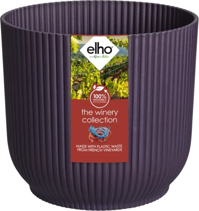Elho The Winery Collection Blumentopf 18cm dunkelviolett