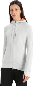 Icebreaker Quantum III Zip Hoodie Funktionsjacke ether/flash (Damen)