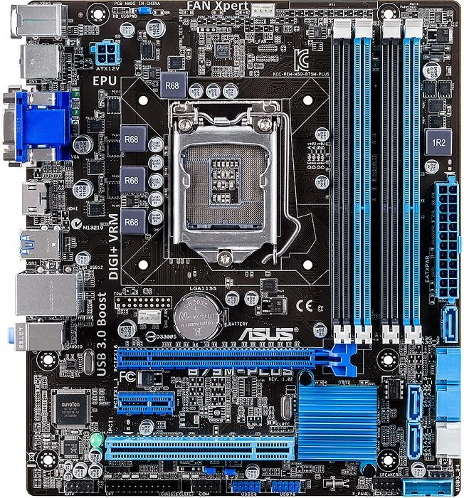 ASUS B75M-Plus (Intel 1155)
