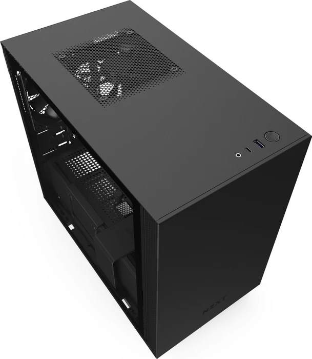NZXT H210, schwarz, Glasfenster, Mini-ITX
