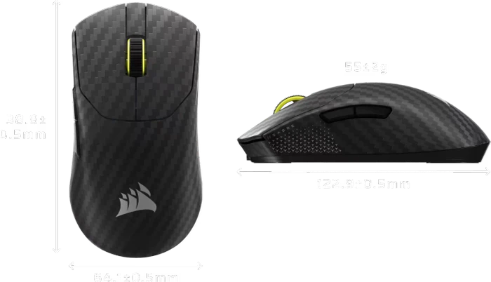 Corsair Sabre v2 Pro Carbon Fiber Wireless, schwarz, USB