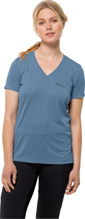 Jack Wolfskin Crosstrail Funktionsshirt kurzarm elemental blue (Damen)