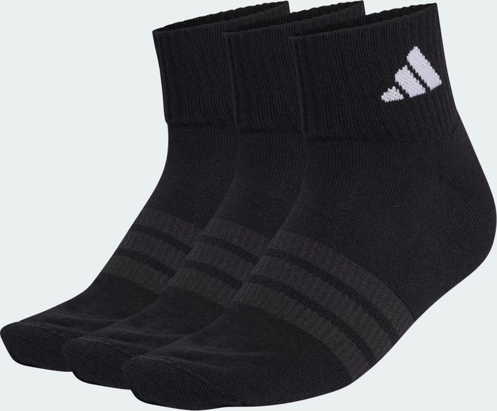 adidas Cushioned Ankle Socken schwarz/weiß, 3 Paare
