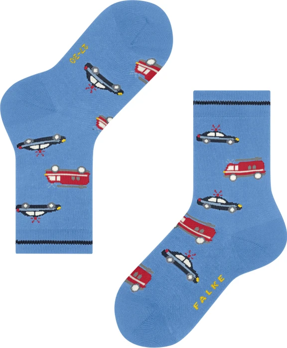 Falke Police and Fire Cars Socken blue note (Junior)