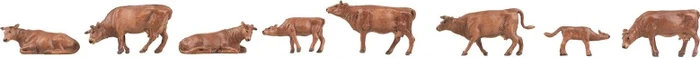 Faller Miniaturfiguren - Allgäuer Braunvieh