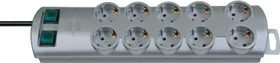 Brennenstuhl Primera-Line Technik, 10-fach, 2m, silber
