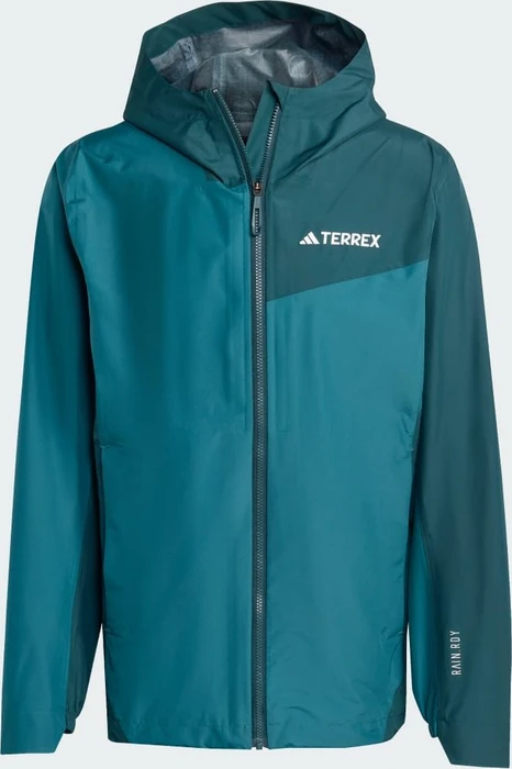 adidas Terrex Multi 2.5L Rain.RDY Funktionsjacke mystery green/aurora ivy (Herren)