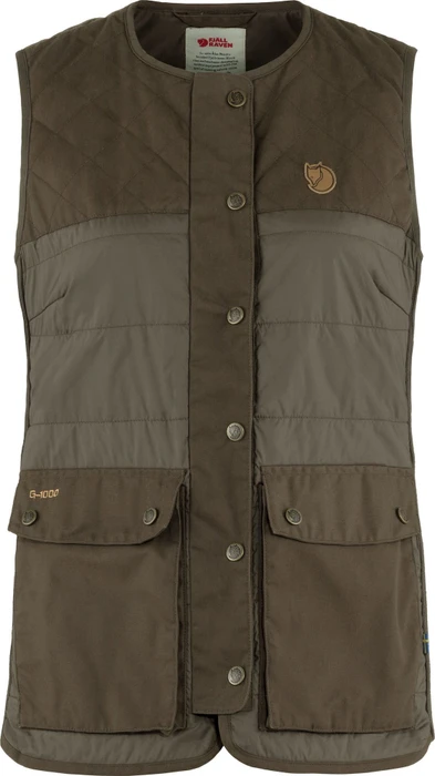 Fjällräven Forest Wool Padded Funktionsweste dark olive (Damen)