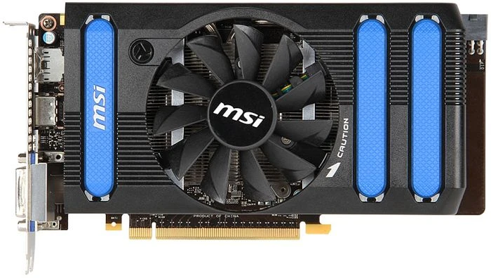 MSI GeForce GTX 650 Ti, N650Ti-2GD5/OC BE, 2GB GDDR5, 2x DVI, HDMI, DP
