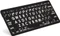 LogicKeyboard LargePrint Mini Mac, White on Black, Bluetooth, DE Vorschaubild