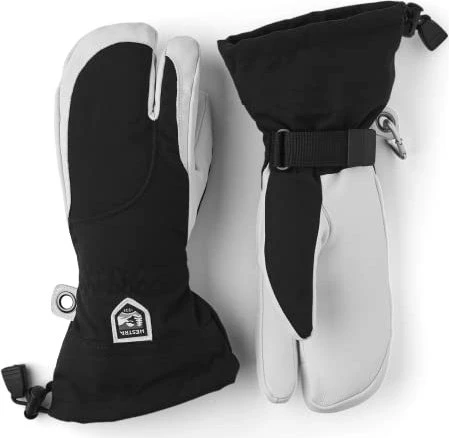 Hestra Heli 3-Finger Skihandschuhe black/offwhite (Damen)