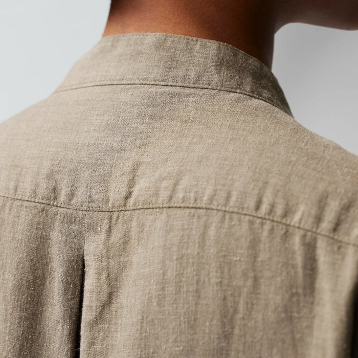 Fjällräven Övik Hemp Hemd langarm suede brown (Damen)