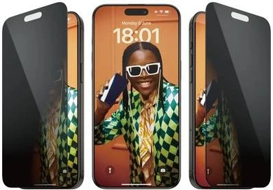 PanzerGlass Ultra-Wide Fit Privacy with EasyAligner für Apple iPhone 15 Pro Max