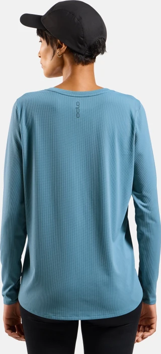 Odlo Zeroweight Chill-Tec Laufshirt langarm provincial blue (Damen)