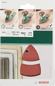 Bosch DIY Schleifblatt K180, 102x155mm, 10 Stück