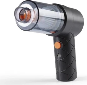 CLEANmaxx Akku-Handstaubsauger schwarz/orange