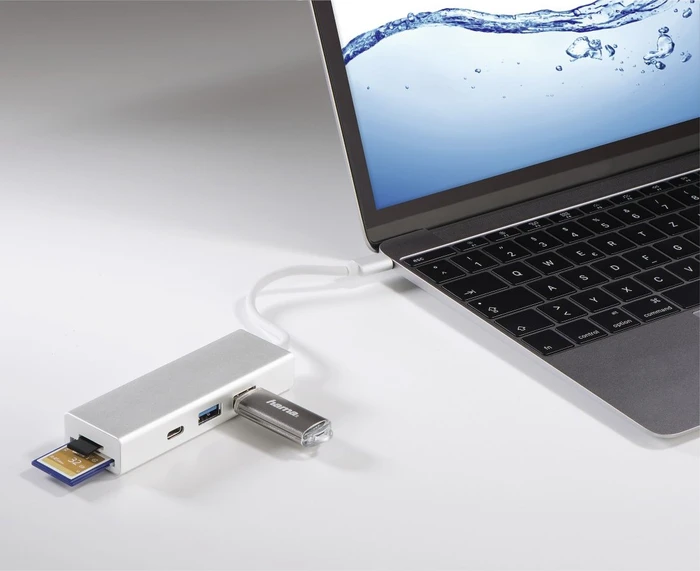 Hama Type-C Hub 1:3, USB-C 3.0 [Stecker]