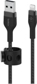 Belkin BoostCharge Pro Flex USB-A/Lightning Kabel 1.0m schwarz
