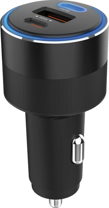Sandberg Car Charger 3in1 130W USB-C PD schwarz
