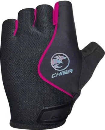 Chiba Air Plus Fahrradhandschuhe schwarz/pink (Damen)