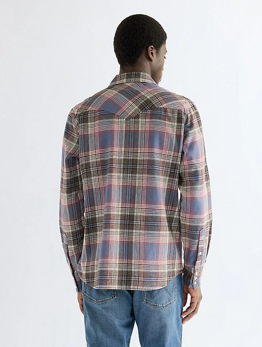Wrangler Regular Western Hemd langarm soft brown (Herren)