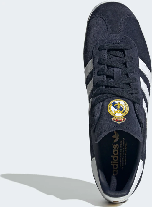 adidas Gazelle Fußball Real Madrid legend ink/cloud white/gold metallic