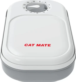 Kerbl Futterautomat Cat Mate C100, 400g, Timer, weiß