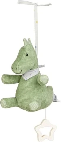 Sterntaler Dino Rexi Spieluhr klein steingrün