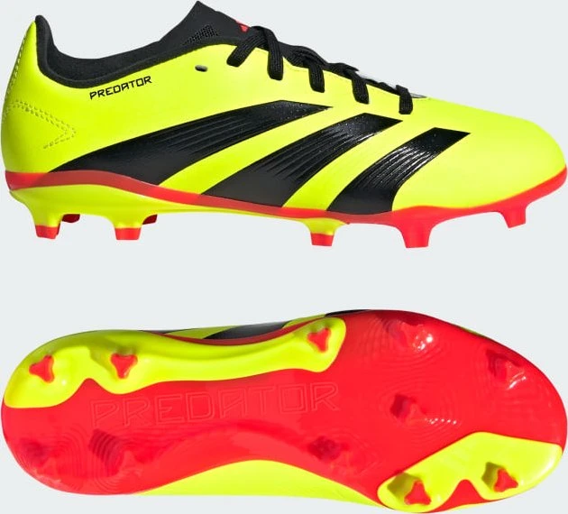 adidas Predator League FG team solar yellow 2/core black/solar red (Junior)