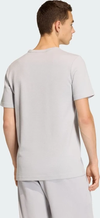 adidas Trefoil Essentials Waffle T-Shirt kurzarm grey two (Herren)
