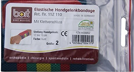Bort Medical Handgelenkbandage mit Klettverschluss Größe 2 bunt, 1 Stück