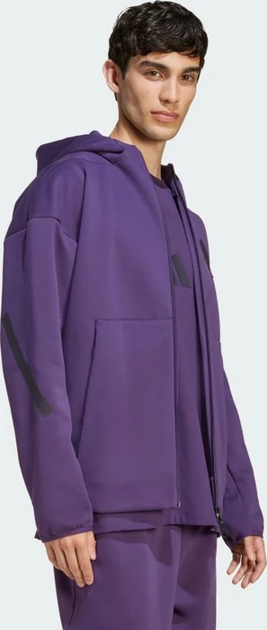 adidas Z.N.E. Zip Hoodie aurora plum (Herren)