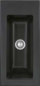systemceram Mera 24 Einbau Becken mittig nigra