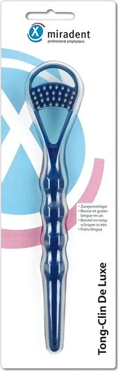 Miradent Tong-Clin De Luxe Zungenreiniger blau